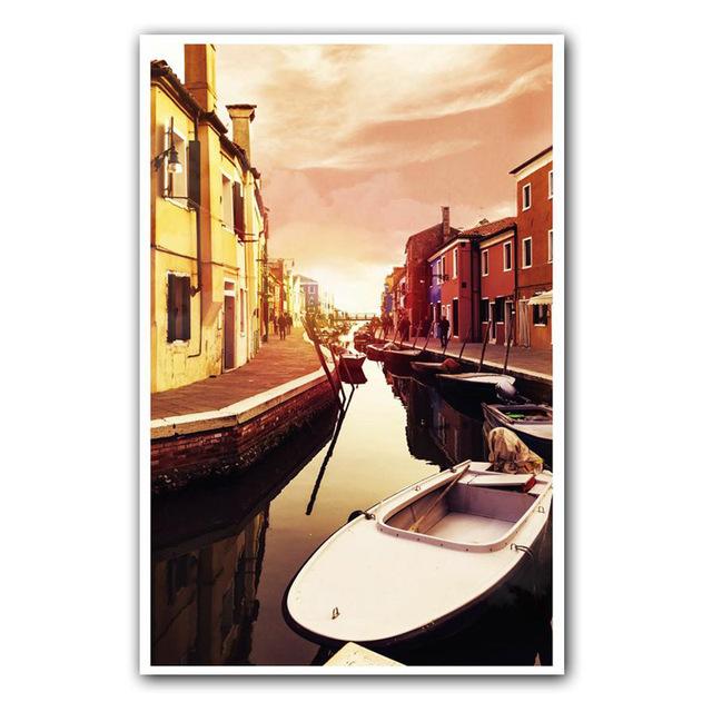 Landscape Oil Painting Famous Architectural Art Canvas Painting Gift Painting Living Room Corridor Study Home Decoration Mural No Frame