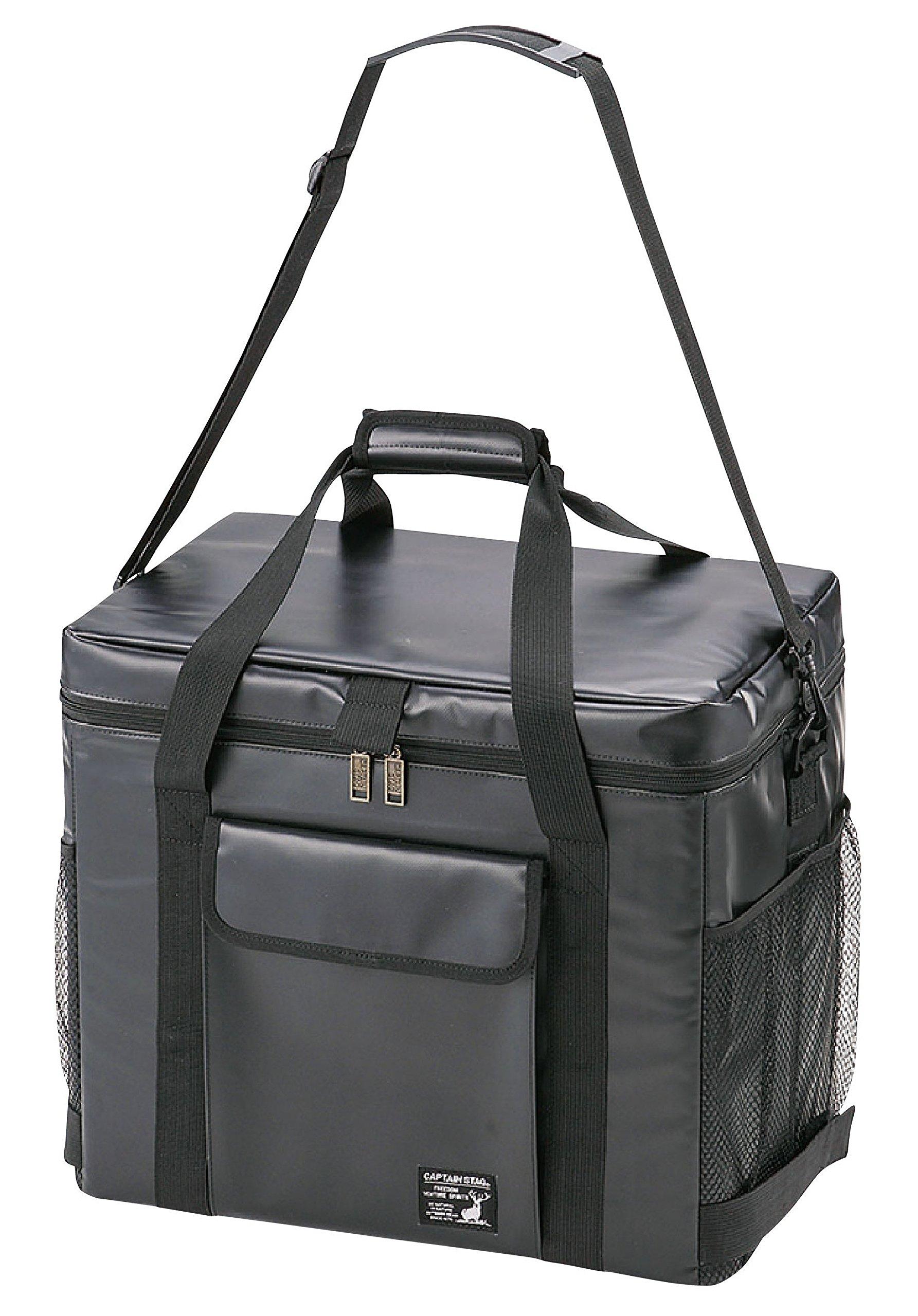 

Сумка-холодильник CAPTAIN STAG Cold Bag Cooler Bag Soft Cooler Super Cool Bag CS Black Label [Ємність 33 л/складна] UE-566