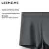 LEEME.ME Men's 80-Count Modal Seamless Mid-Rise Boxer Briefs (3-Pack)