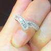Design Sense Bright Irregular Diamond Ring, Niche Premium Sense Noble Women's Ring Jewelry, Retail
