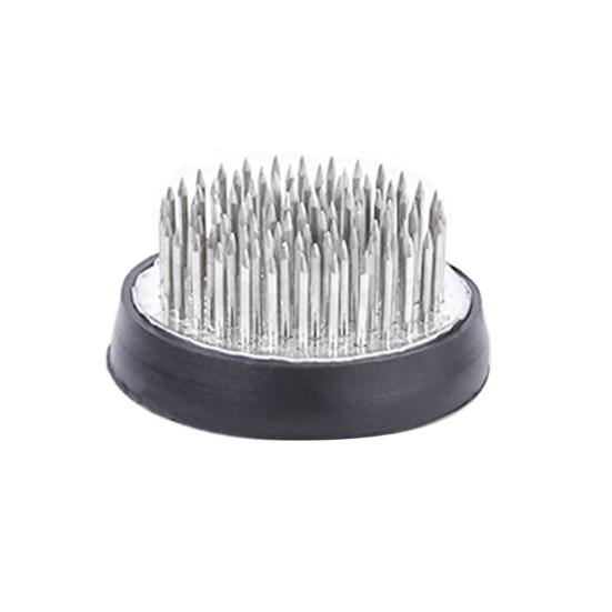 Round Ikebana Flower Frog Stainless Steel Ikebana Stand Floral Arrangement Base