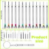 13-28Pcs Precision Screwdriver High Hardness Steel Micro Cross Repair Metric Flat Head Screwdriver for Watches Glasses Jewelry