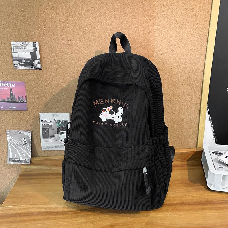 

Новый трендовый рюкзак для отдыха «Джокер», студенческая сумка большой вместимости, вельветовые плечевые лямки для учеников средней школы.