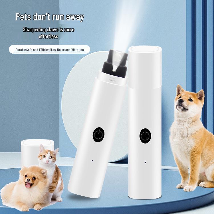 Pet LED Electric Nail Grinder: Automatic Nail Clippers & Trimmer for Cats and Dogs