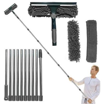 2 In 1 Washing Window Cleaning Squeegee Window Washing Kit  For Indoor Outdoor Mirror