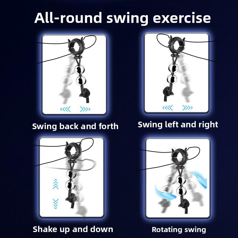 Steel Ball Training Ring for Men's Penis Weight Training To Enhance Firmness and Endurance, Adult Sex Toy