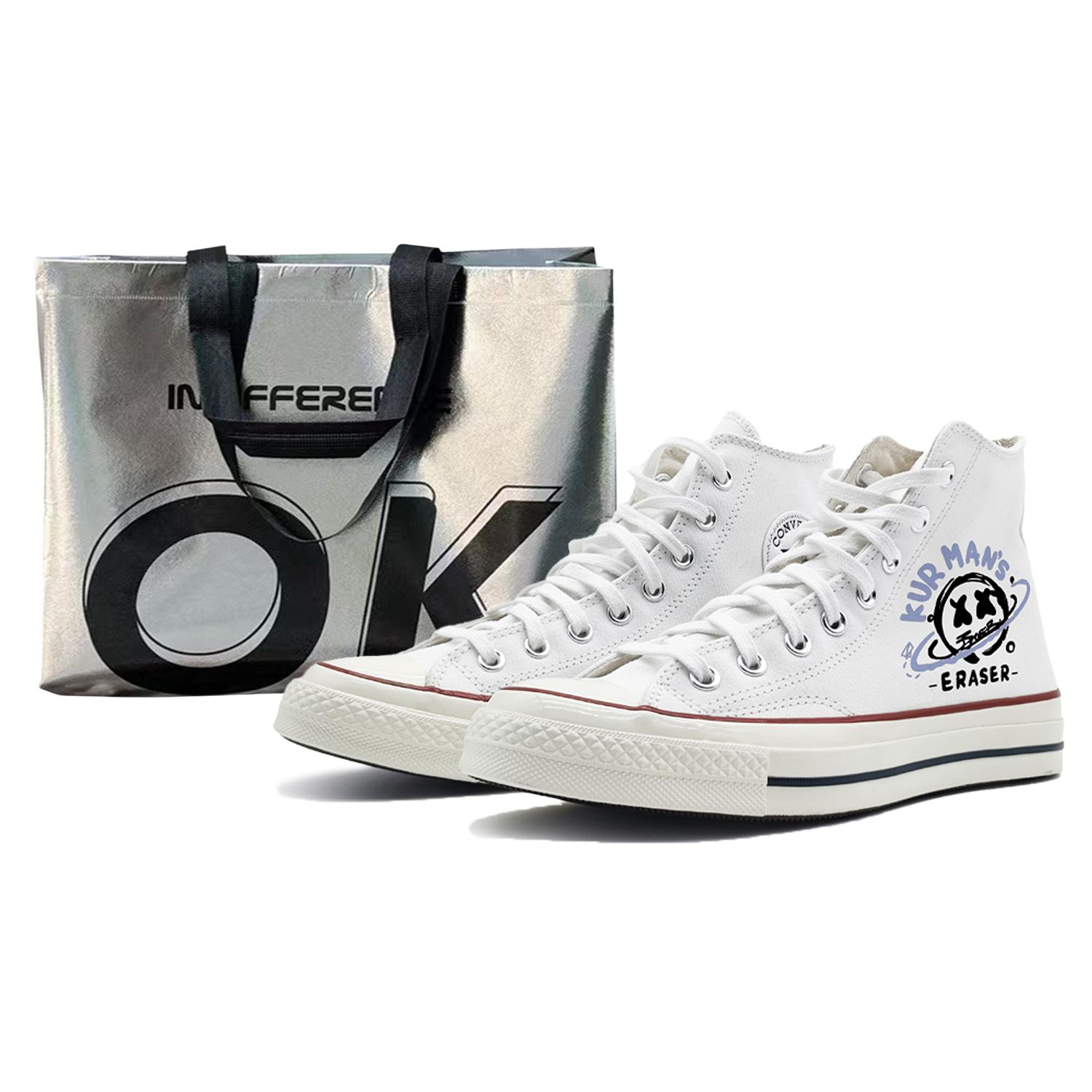 

Converse 1970-х Chuck Taylor Високі Канвасові Кросівки Унісекс Сині Білі 162056C(Команда131-С) 39.5