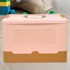 Foldable Storage Bins Stackable Storage Box Portable With Lid And Handle Large Capacity Home Organization Supplies