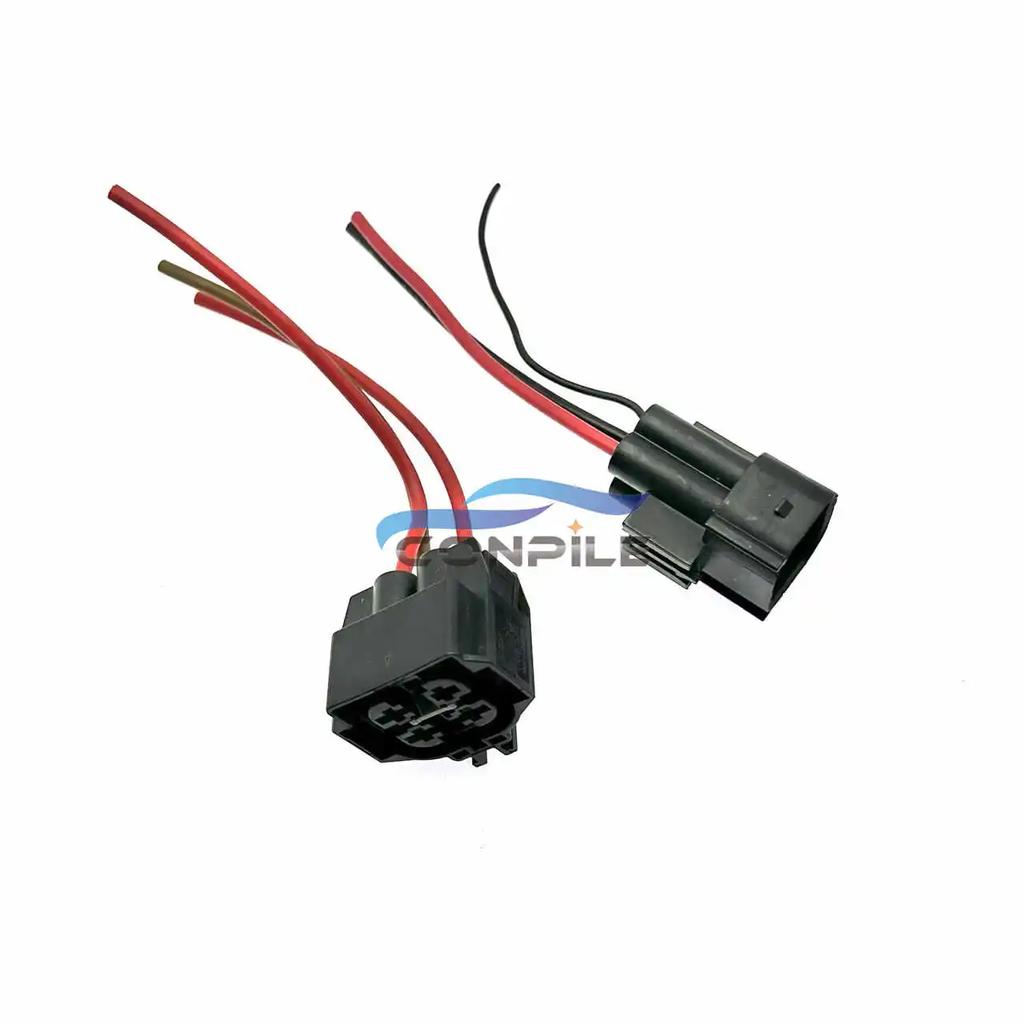 1pc  for BMW Electronic Fan Plug 3 5  7 Series E90 E60 E66 F18 F20 X5 X6 Electronic Fan Wire Harness Plug cable