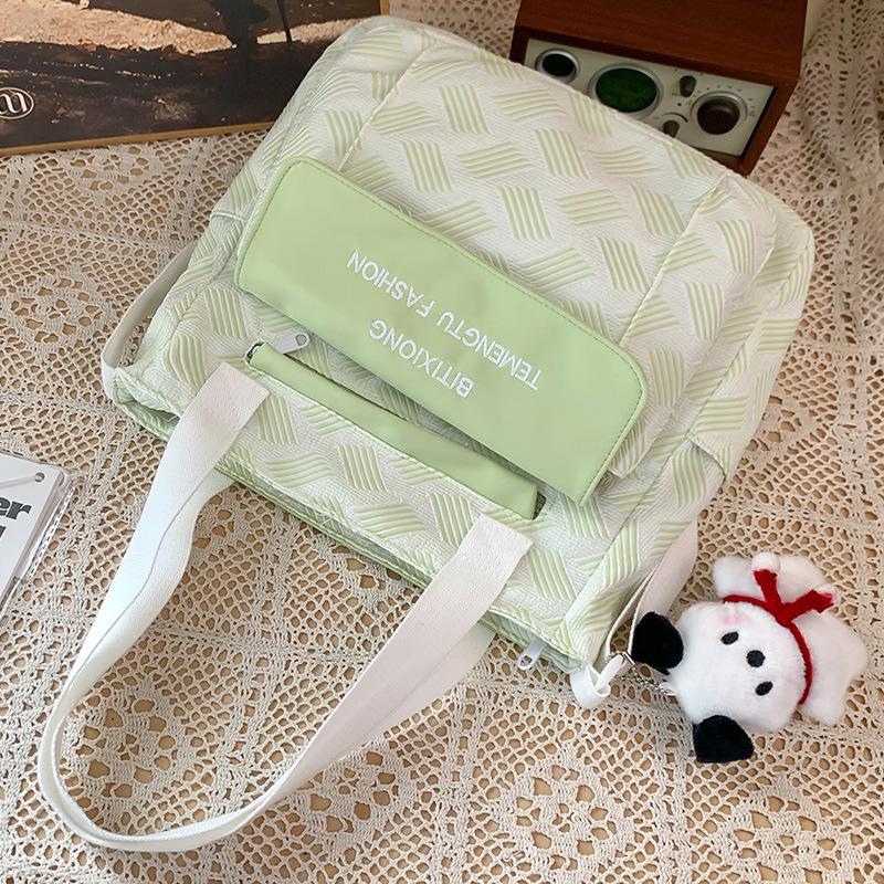 Children's Primary School Students Girls Color Blocking Backpack Middle School Students Junior High School Students Backpack