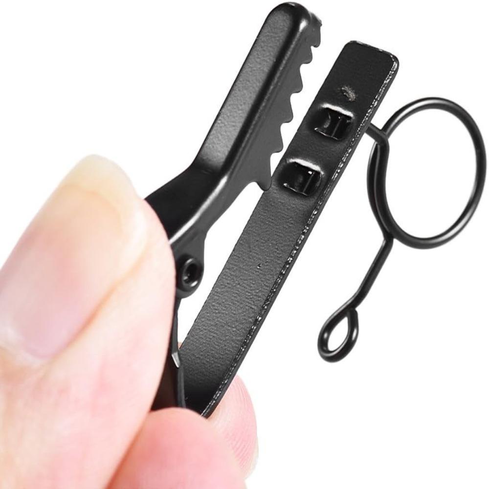 5pcs Mini Size Microphone Clamp 7.5mm Diameter Mic Holder Stage Performance
