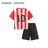 Balabala Boys' Moisture-Wicking Short-Sleeve Set