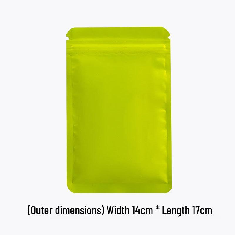 Double-Sided Frosted Aluminum Foil Self-Sealing Opaque Packaging Bag for Colored Ornaments