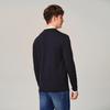 Goldlion Men's Classic Round Neck Wool Blend Sweater