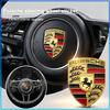 1 Stück Auto Lenkradabdeckung Aufkleber Abzeichen Dekoration Auto Zubehör Für Paramela Cayenne Macan Boxster Cayman 718 911 918 944 958 971 991