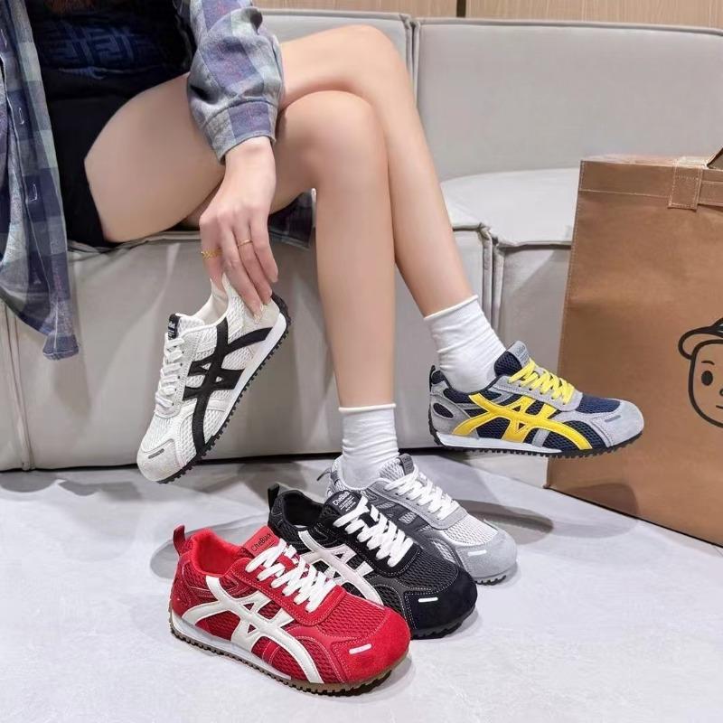 Women's new summer versatile thick-soled mesh breathable sports little white shoes casual