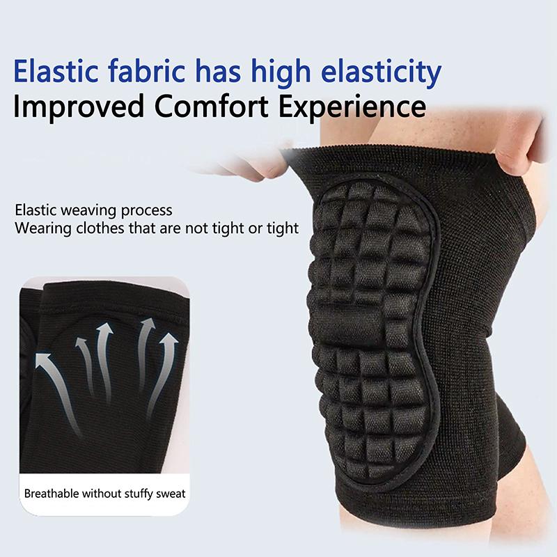 1Pair Protective Sponge Knee Pads For Volleyball, Soft Breathable Knee Support Knee Brace For Women Men Sports Dance Football