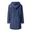 Kids' Fashion Solid-Color Cute Hooded Jacket Warm Long-Sleeve Coat For Fall And Winter