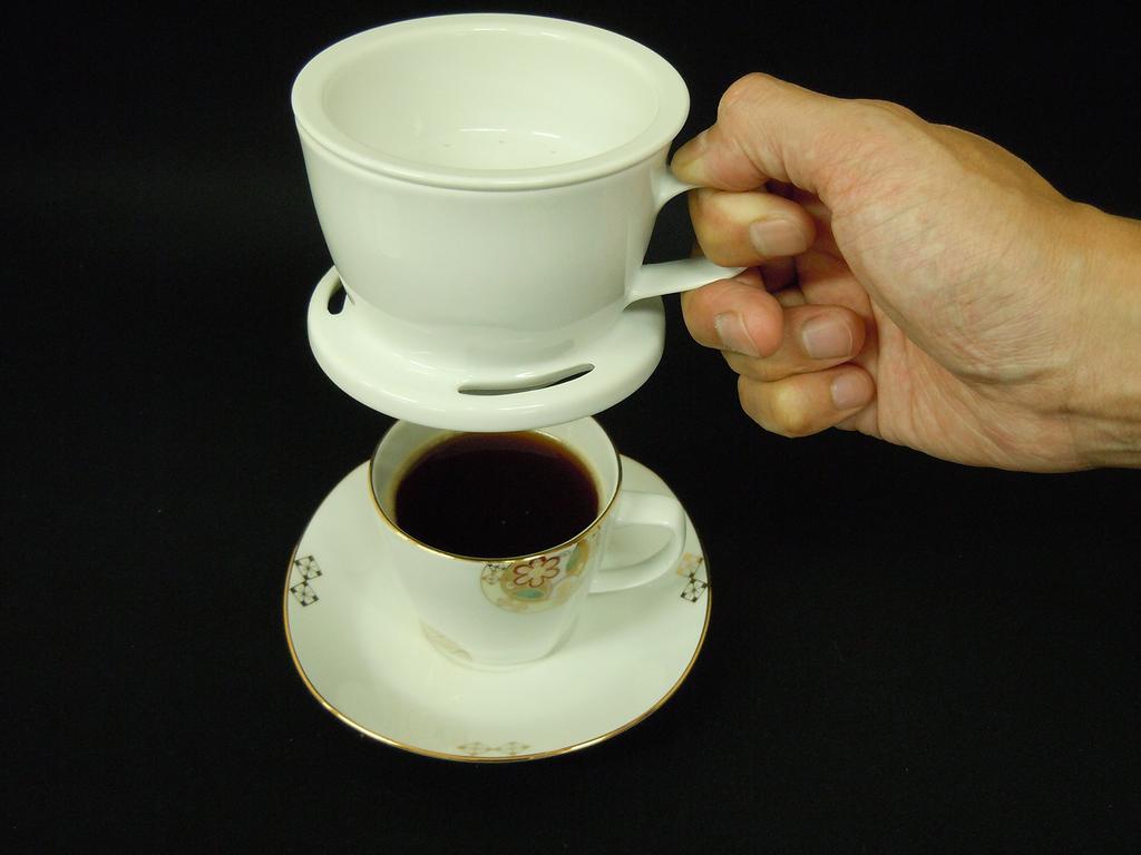 Toyo Ceramics Arita Ware Detachable Eco Dripper, Red