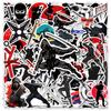 50 Ninja Cartoon Stickers - Trendy Waterproof Laptop Decor