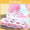 Verstellbare Kinder-Inline-Skates mit PVC-Rädern und Netzmaterial für aktive Kinder