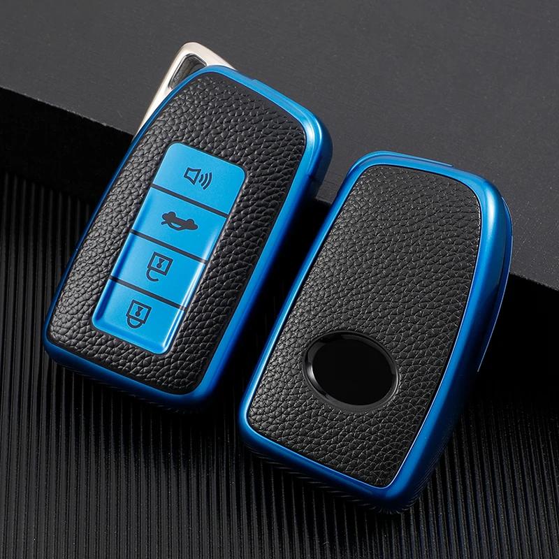 TPU Car Key Cover Case for Lexus NX 200 NX300H RX 350 450H ES 350 ES 300h 4 Button Key Auto Accessories Holder