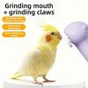 Low Noise Electric Parrot Nail Trimmer USB Charging Polisher Wheel Pet Nail Grinder with 6 Grinding Heads Anti-Pinch