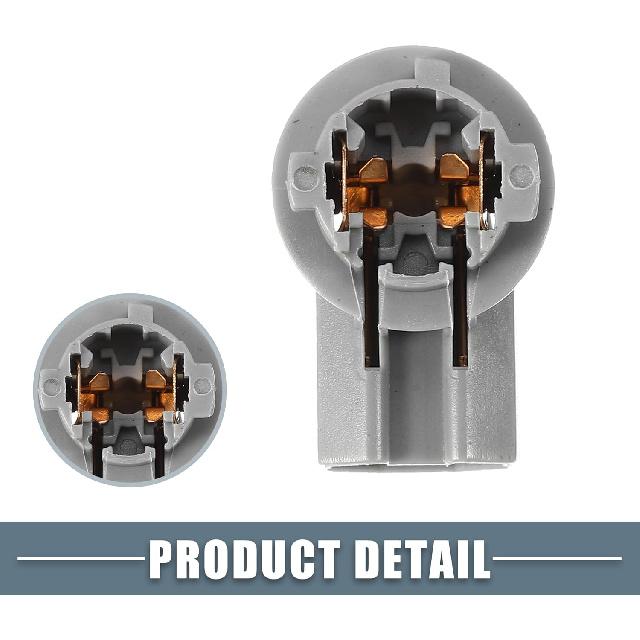 License Number Plate Lamp Light Socket Number Plate Lamp Light Socket for Lexus RX350 2004-2010 Plastic Gray