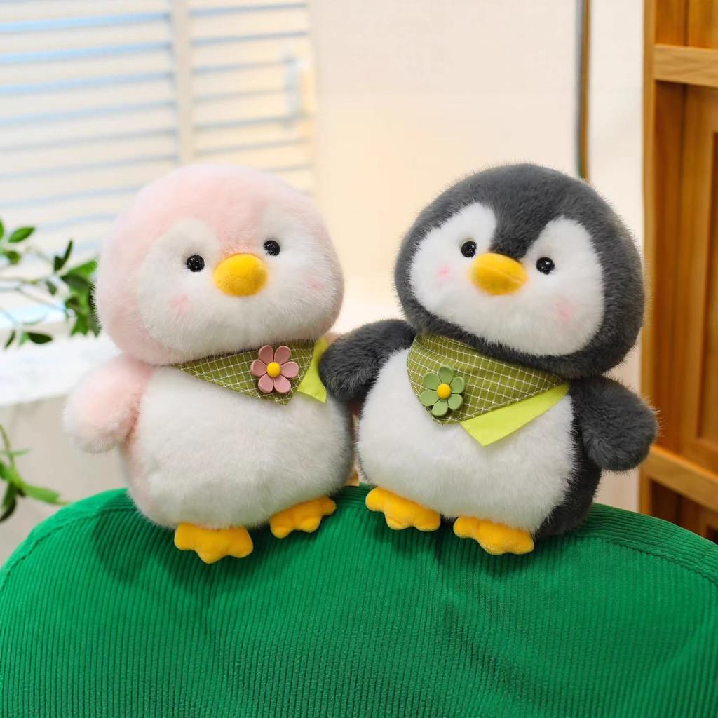 Pinguin Plüschtier für Kinder Weiche Baumwoll-Tierpuppe Geschenk für Kinder