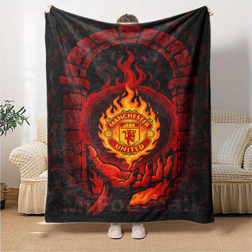 Manchester Blanket Soft Warm Cozy Suitable for Chair Office Chair Bedding Four Seasons Multipurpose Modern Perfect Gift for Relatives and Friends