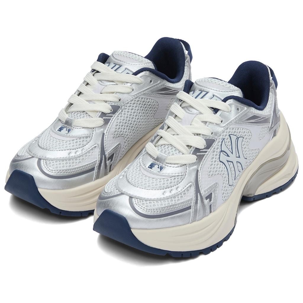 MLB New York Yankees Running Shoes Unisex Low Top Silver/Gray 3ARNSPL4N-50GRL