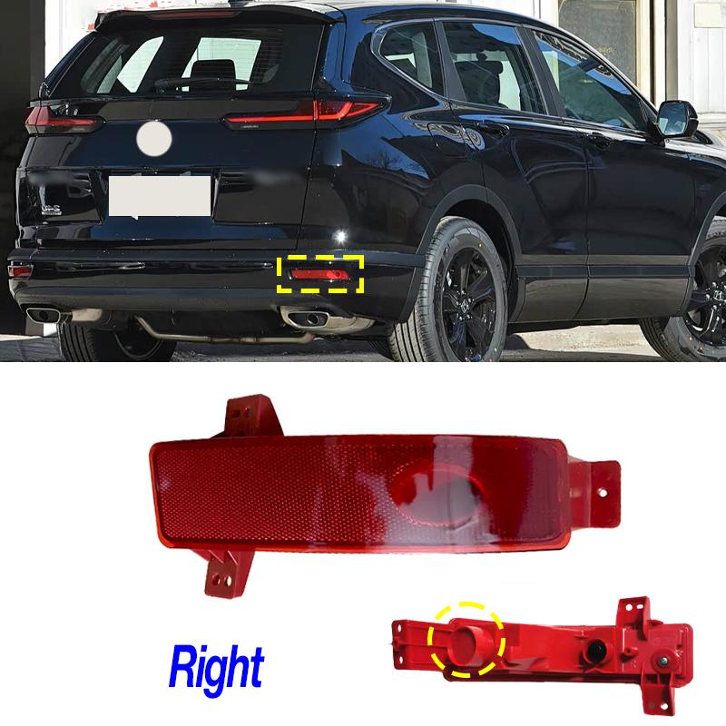 For Honda Breeze -22 Rear Bumper Fog Light Reflector Stop Light Rear Foglamp Brake Lamp Warning Adorn Lamp Car Accessories