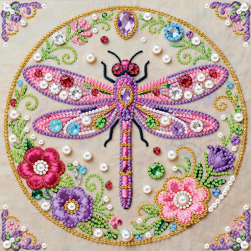 DIY Pearl Diamond Dots Paintings Picture Arts Craft for Home Wall Decor Art Diamond Painting 25x25cm With Frame