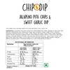 Jalapeno Chips with Sweet Chili Sauce (80 G), Jalapeno Pita Chips with Sweet Chilli Garlic Dip, Wingreens Farms