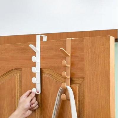Hanger Connection Hook Behind Door Hook Bag Hanger Household Dormitory Storage Wall Hanging Door Long Row Hanger