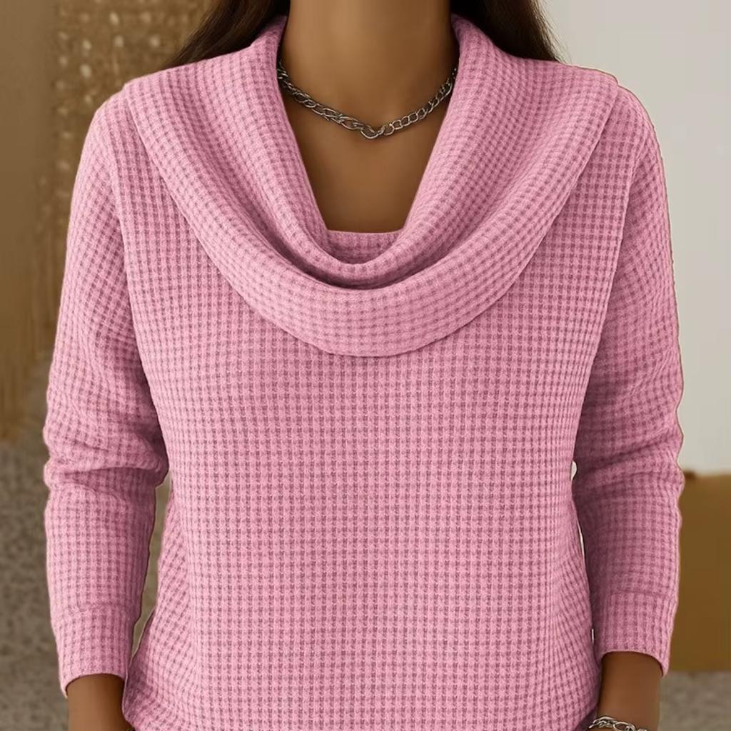 Solid Color Casual Loose T-shirts For Woman Vintage Women's Oversized T-shirt Long Sleeve Tees Fashion Female Tops