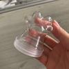 2 Stück Transparente Haustierfell-Erinnerungsflasche Staubdicht Luftdicht Haustierhaare Aufbewahrungsglas Kawaii Design Kunststoff Snack Aufbewahrungsglas