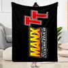 Isle Of Man Tt Race Flannel Blanket-Soft and Suitable for Sofas,Beds,Offices,Travel,All Seasons,Great Gift for Holidays and Birthdays.