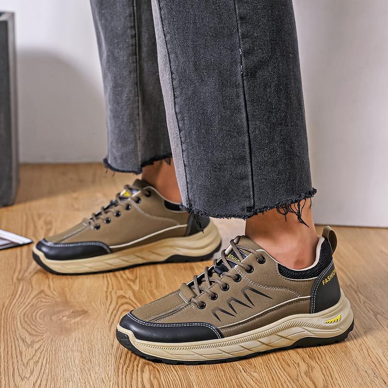 Large size men's shoes new spring and autumn casual sports shoes men's breathable running shoes men's casual shoes