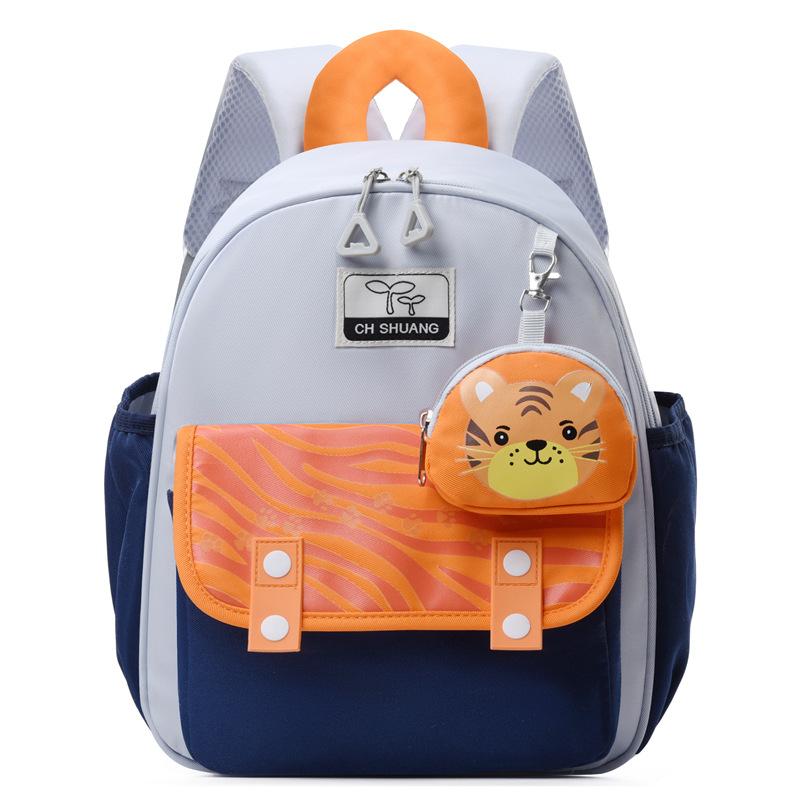 School Bag, School Bag, New Boys and Girls, Cute Cartoon Backpack, Light Weight, Children's School Bag.