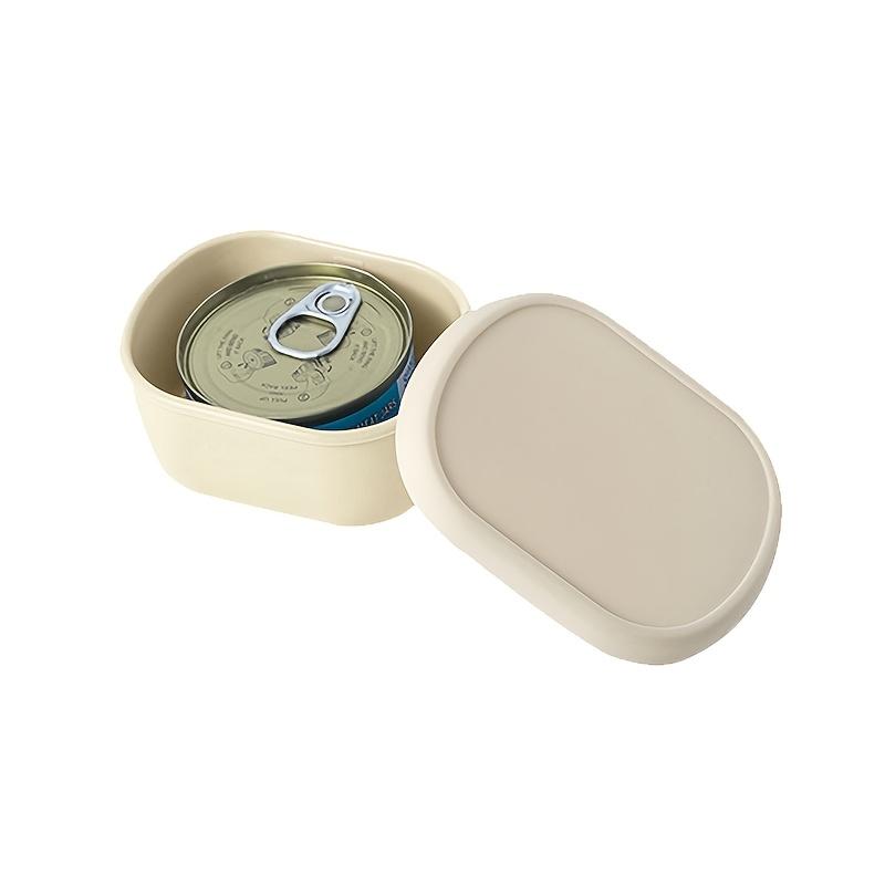 

Silicone Container For 30oz Cat Food Can With Sealed Lid Reusable 200ml Box Keep Food Fresh Prevent Spillage Ideal Daily Feeding слонова кістка
