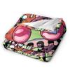 Invaders Zims Decke Korallenfleece Plüsch Videospiel Multifunktionale Super Warme Überwurfdecken für Zuhause Outdoor Plüsch Dünne Steppdecke