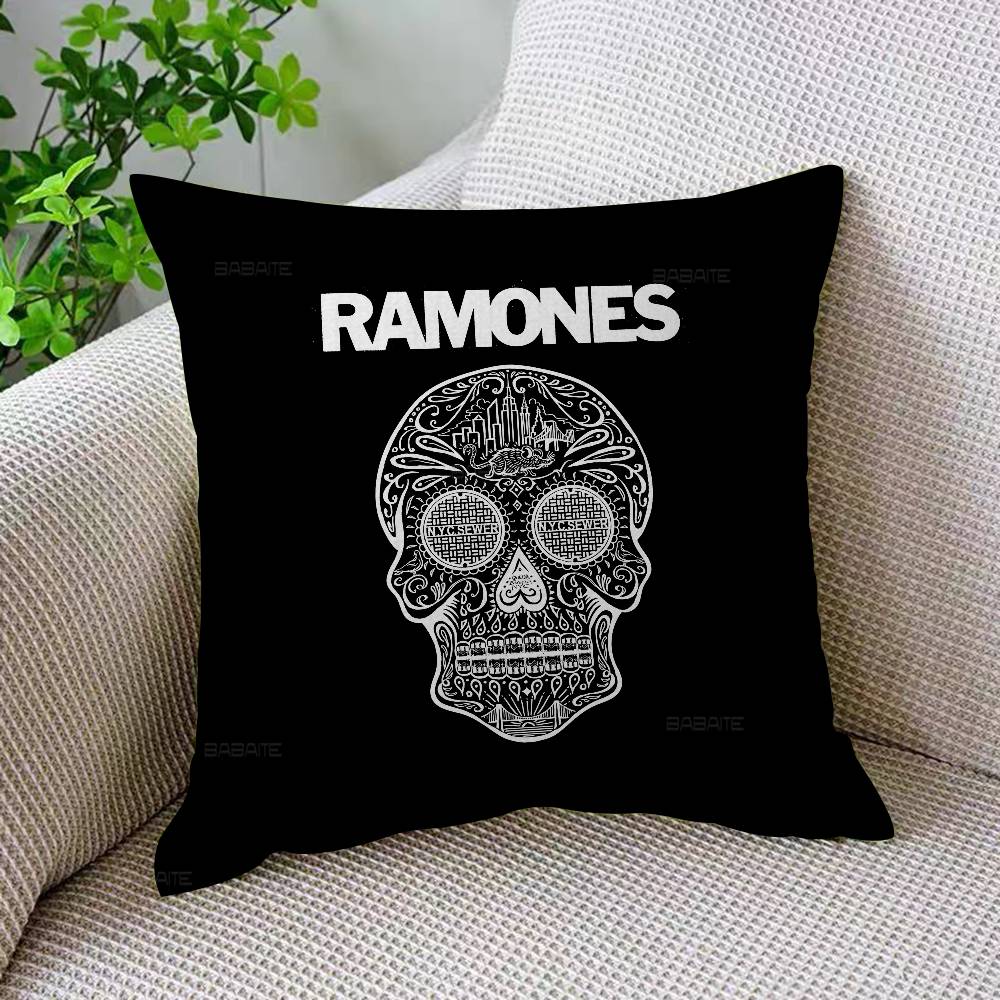 Rock Band RRamones Pillow Gift Home Office Decoration Pillow Bedroom Sofa Car Cushion CoverPillow Case