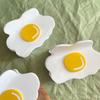 Fun Creative Poached Egg Hair Claw Cute Acetate Claw Clip Headdress For Women Girls Egg Shape Hair Clip Hair Accessories Gift