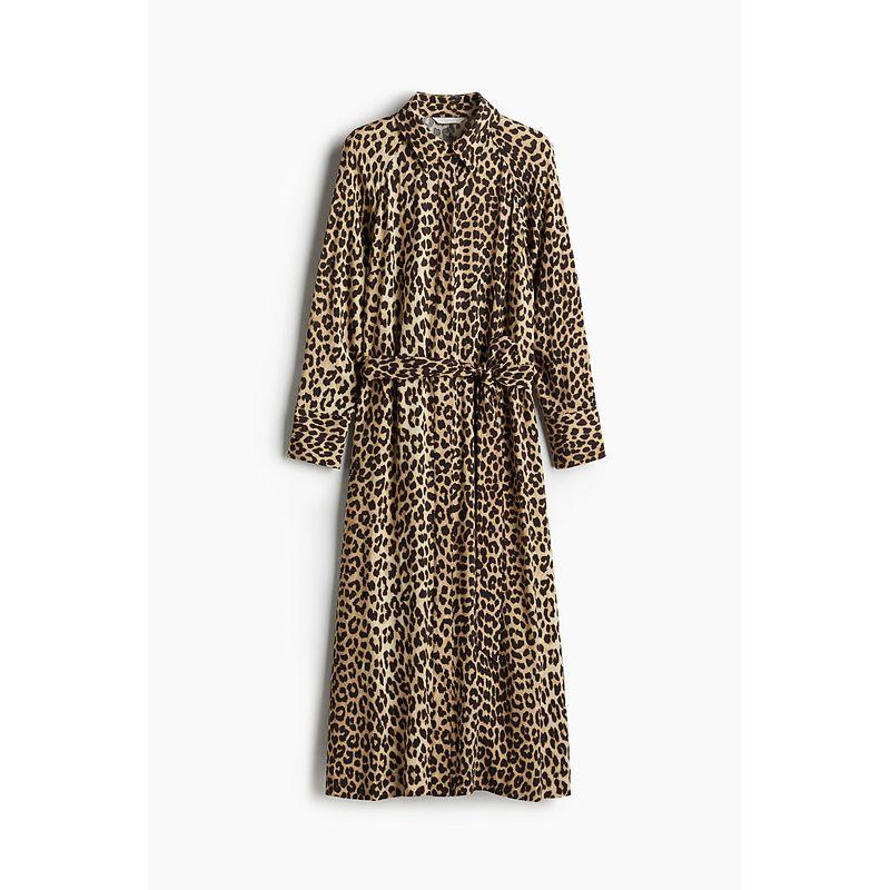 

HM Women s Clothing Dress 2025 Autumn New Arrival Silm Slimming Long Temperament Waist-Controlled Shirt Skirt 1265096