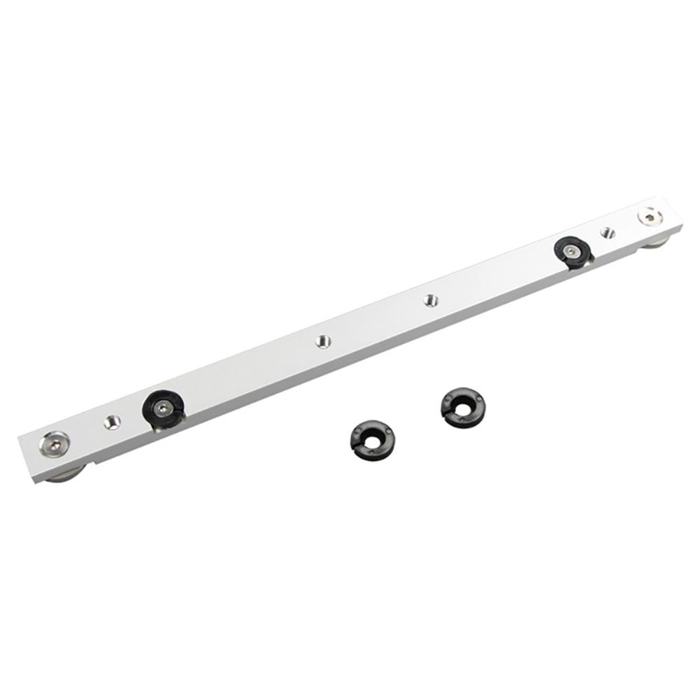T track Aluminium Alloy Miter Track Miter Bar Slider Table Saw Miter Silver