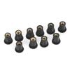 KIMISS 10Pcs Motorcycle Windshield Bolts Screws Kit 5mm/0.2in Rubber M5 Well Nuts Fairing Fasteners Powersports Parts for Motorcycle and ATV