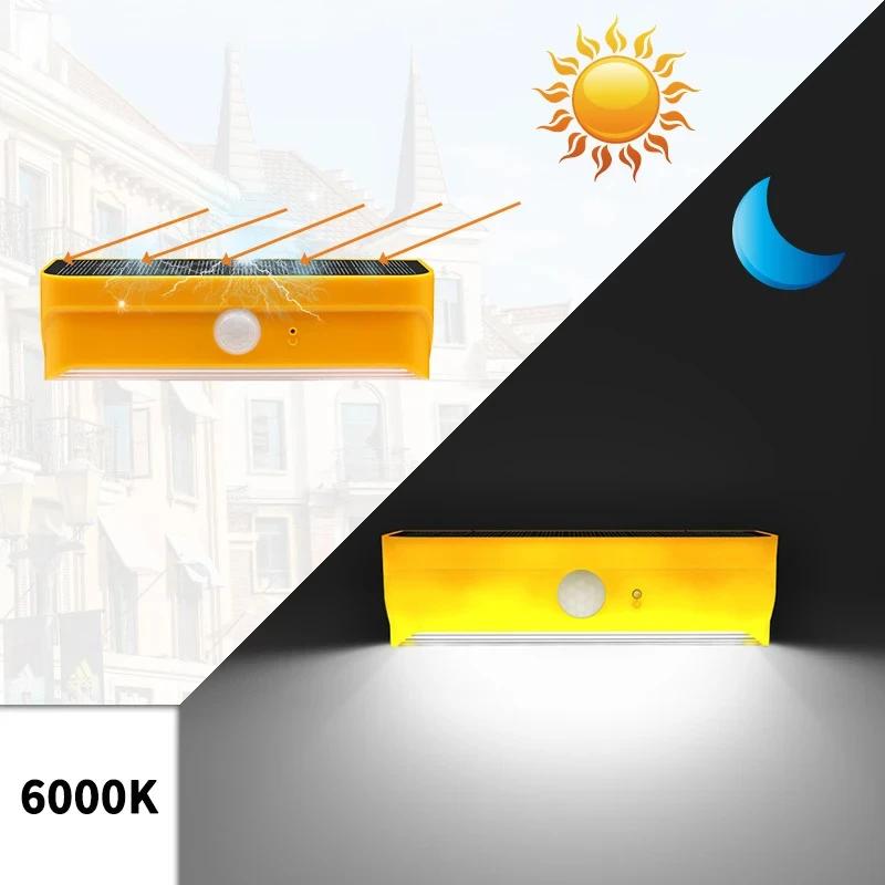

Новый датчик солнечного света светодиодный уличный водонепроницаемый садовый светильник на солнечных батареях бра для лестницы, ограждения, наружные настенные светильники, крыльцо, светильник 2 Вт