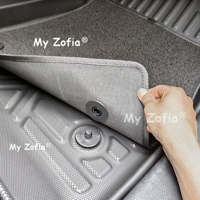 TPE Floor Mats Backrest Trunk Liners Waterproof Automotive Interior Refit Accessories For BYD Ti7 Leopard Titanium 7 2025 2026