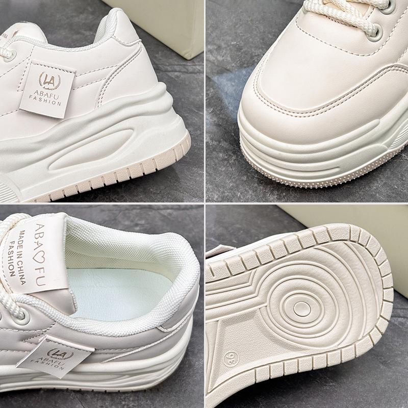 Women's White Shoes New Autumn Students All-Match Casual Instagram Shoes Platform Fashion Sneakers